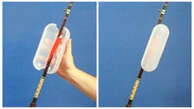 SNAP-A-LURE- Protect your fishing poles from becoming hooked or tangled.
